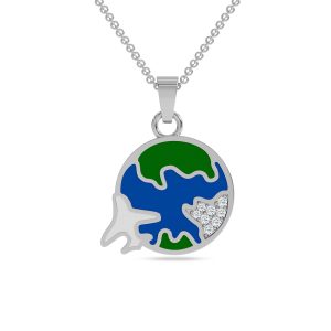 Earth Globe Pendant