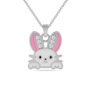 Peeking Rabbit Pendant